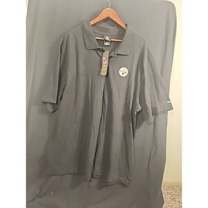 Pittsburgh Steeler Mens XL Black Short Sleeve NFL Team Apparel Reebok Shirt NWT